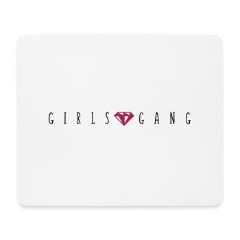 girls gang diamond - Mousepad (Querformat) - Weiß - Vorne