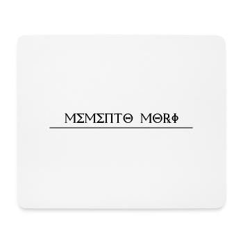 Memento mori - Design - Tapis de souris (format paysage) - blanc - Devant