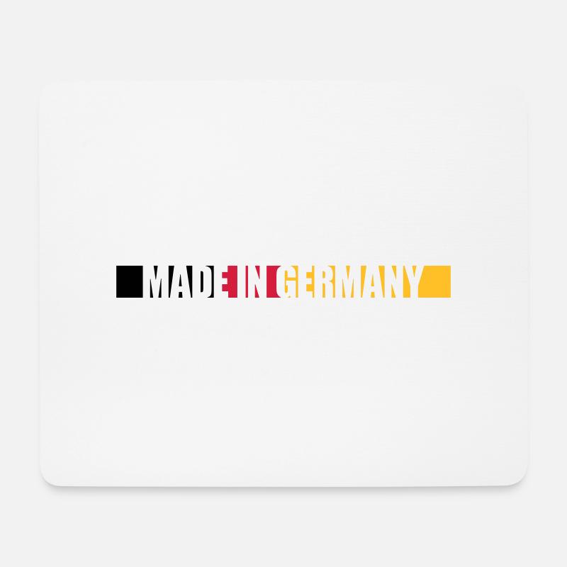 Made in Germany - Mousepad (Querformat) - Weiß