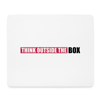 Saying Outside Thinking - Mouse Pad (horizontal) - white - Front