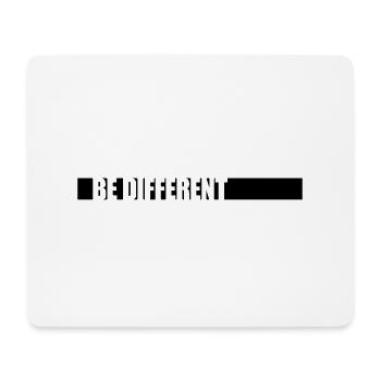 Be different Logo Design - Mouse Pad (horizontal) - white - Front