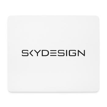0001 TOTAL BLACK - Mousepad (Querformat) - Weiß - Vorne