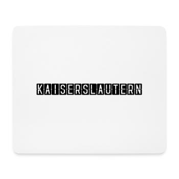 Kaiserslautern Airport Sign - Mouse Pad (horizontal) - white - Front