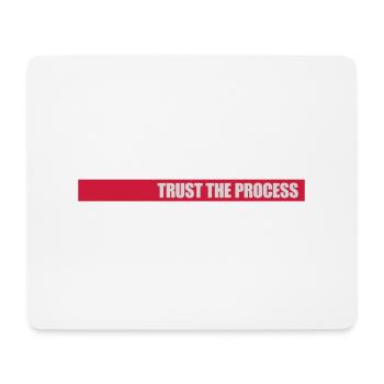 trust the process Zitat - Mousepad (Querformat) - Weiß - Vorne