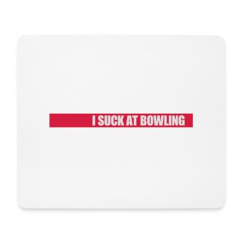 Je suis nul au bowling - Tapis de souris (format paysage) - blanc - Devant