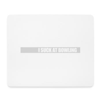 Je suis nul au bowling - Tapis de souris (format paysage) - blanc - Devant
