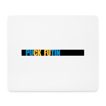 puck futin logo design - Mouse Pad (horizontal) - white - Front