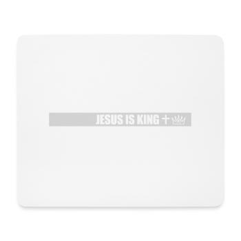jesus is king Zitat - Mousepad (Querformat) - Weiß - Vorne