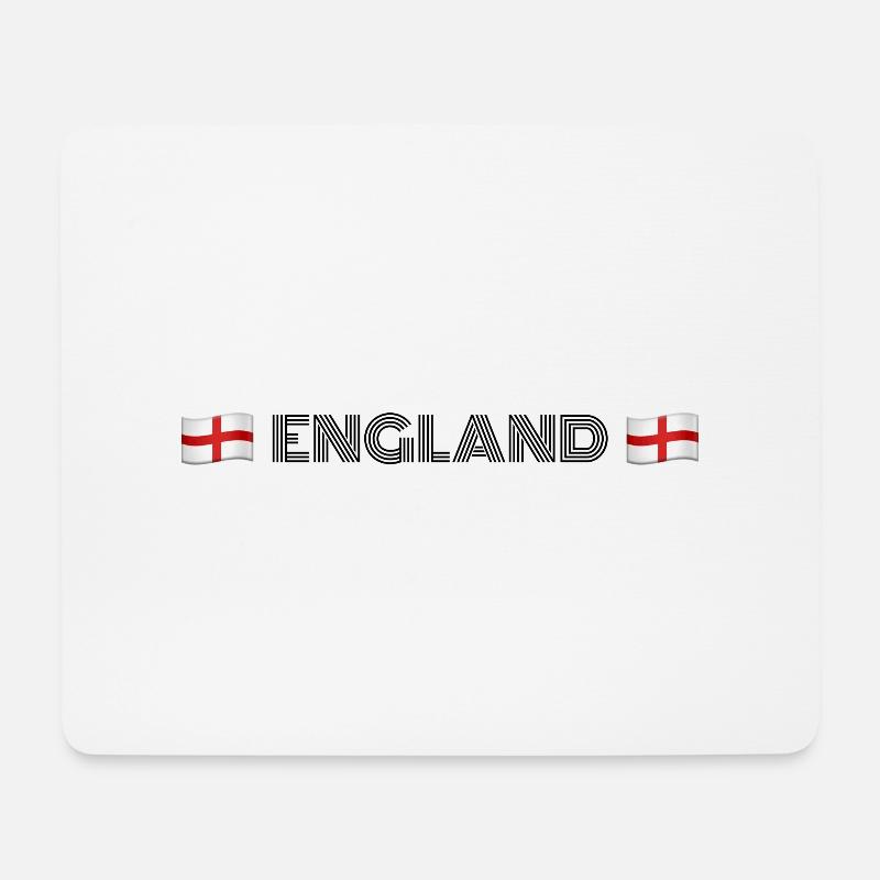 ENGLAND - Mousepad (Querformat) - Weiß