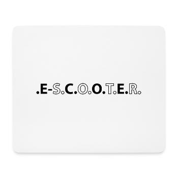 E-Scooter E-Roller Scooter - Mouse Pad (horizontal) - white - Front