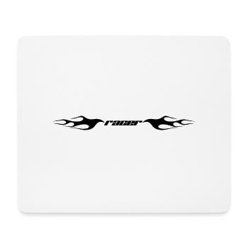 Police de coureur brenned - Tapis de souris (format paysage) - blanc - Devant
