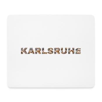 Karlsruhe Hund - Mousepad (Querformat) - Weiß - Vorne