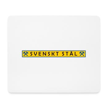 Schwedischer Stahl - Mousepad (Querformat) - Weiß - Vorne
