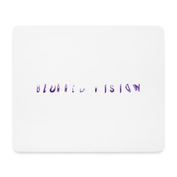 blurred vision - Mouse Pad (horizontal) - white - Front