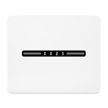 2025 year - Mouse Pad (horizontal) - white - Front