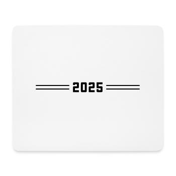 2025 Symbol - Mousepad (Querformat) - Weiß - Vorne