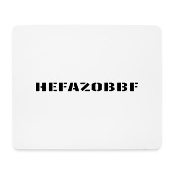 fellforst_hefazobbf - Mousepad (Querformat) - Weiß - Vorne