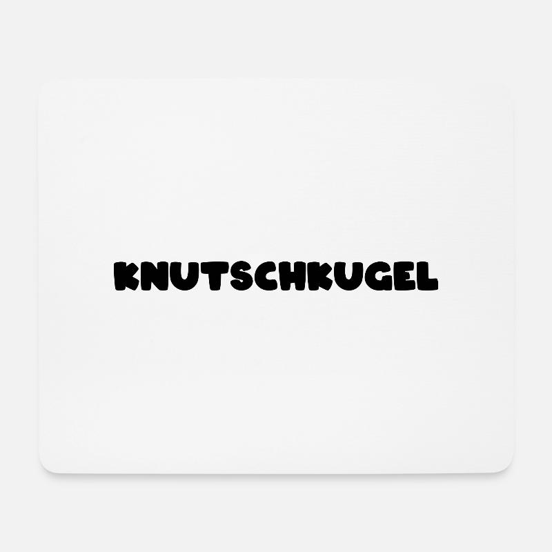 Knutschkugel - kleines Auto - Mousepad (Querformat) - Weiß