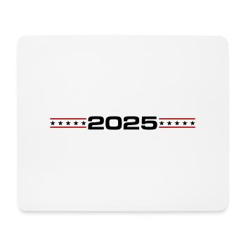 2025 Jahr - Mousepad (Querformat) - Weiß - Vorne