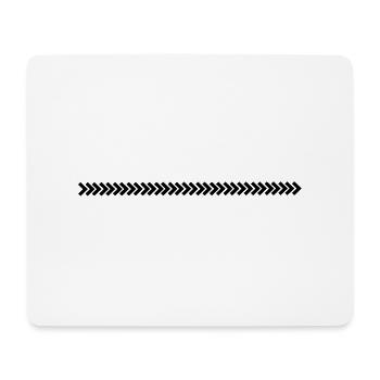 linie_cool__f1 - Mousepad (Querformat) - Weiß - Vorne