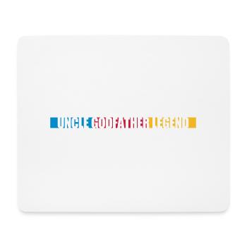 Uncle Godfather Legend Zitat - Mousepad (Querformat) - Weiß - Vorne