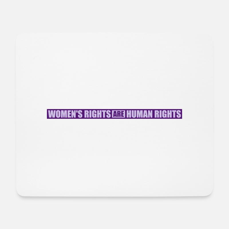 womens rights feminist quote - Mouse Pad (horizontal) - white