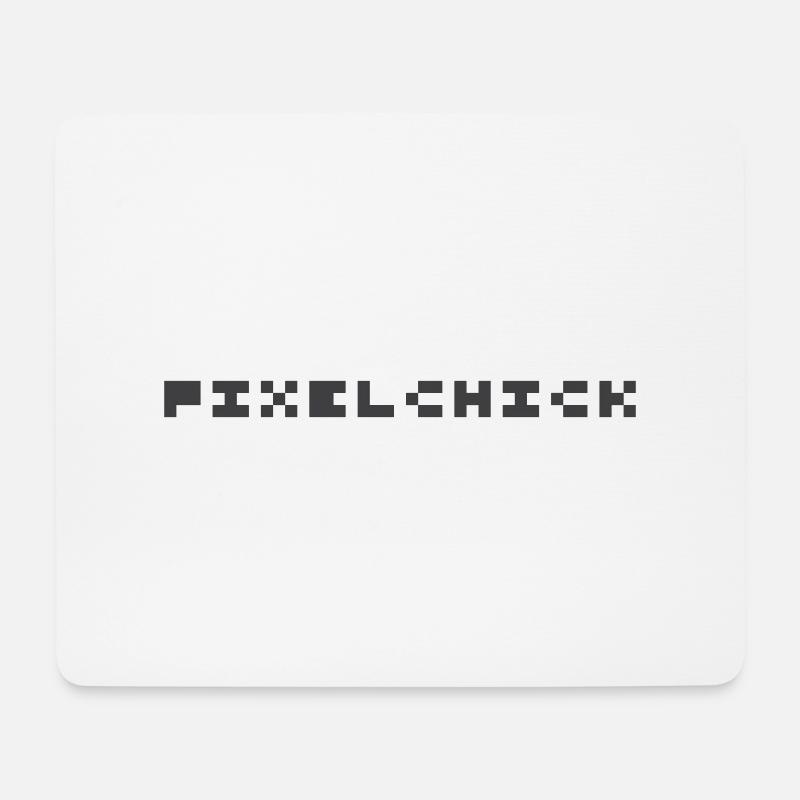 Pixelchick - Mouse Pad (horizontal) - white