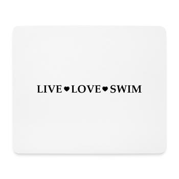Natation Sports nautiques - Tapis de souris (format paysage) - blanc - Devant