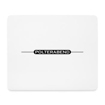 Polterabend Grafik - Mousepad (Querformat) - Weiß - Vorne