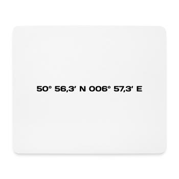 Cologne Coordinates - Mousepad (Querformat) - Weiß - Vorne