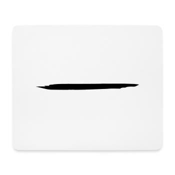 Gaunerzinken Hier gibt´s nichts Gekritzel 1c - Mousepad (Querformat) - Weiß - Vorne