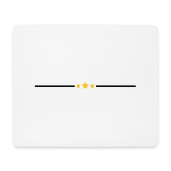Ligne Star - Tapis de souris (format paysage) - blanc - Devant