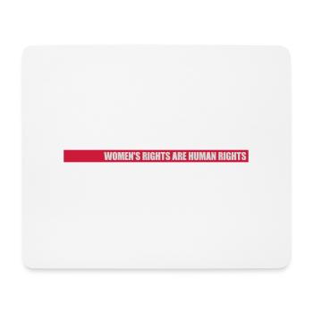 citation féministe sur les droits des femmes - Tapis de souris (format paysage) - blanc - Devant