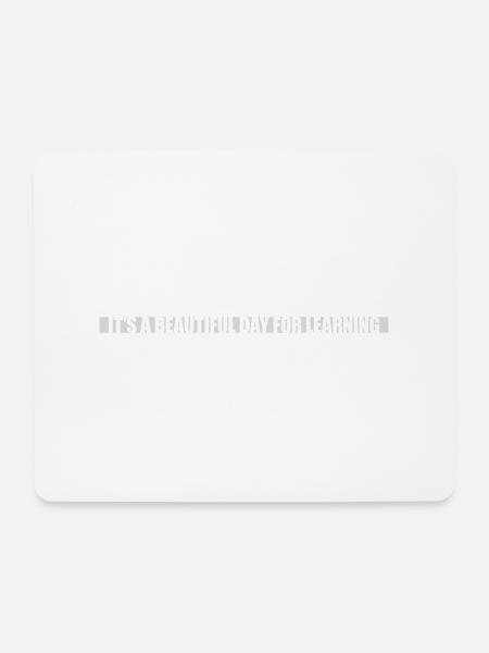 beautiful day for learning - Mousepad (Querformat) - Weiß