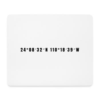 La Paz, Mexico - Mouse Pad (horizontal) - white - Front