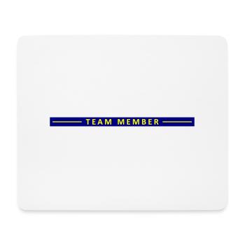Team Member Line - Mouse Pad (horizontal) - white - Front