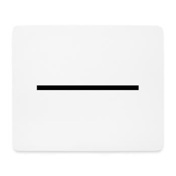 Strich - Linie - Mousepad (Querformat) - Weiß - Vorne