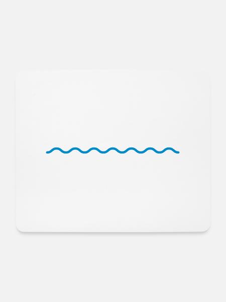 Water - Mousepad (Querformat) - Weiß