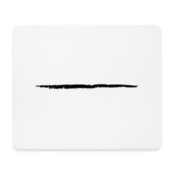 Coup de pinceau d art de course soulignent - Mouse Pad (horizontal) - white - Front