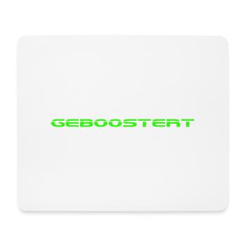 geboostert neongrün - Mousepad (Querformat) - Weiß - Vorne