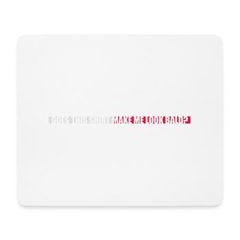 Look chemise chauve citation - Tapis de souris (format paysage) - blanc - Devant
