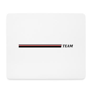 Team Strich - Mousepad (Querformat) - Weiß - Vorne