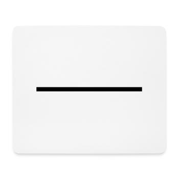 line_f1 - Mousepad (Querformat) - Weiß - Vorne