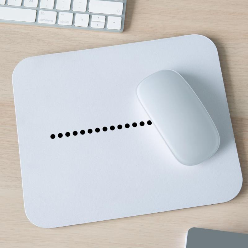Dotted underscore to design yourself Mouse Pad (horizontal)