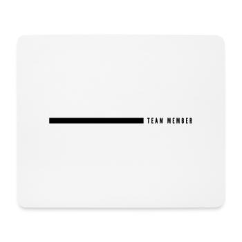 Team Member Line - Mouse Pad (horizontal) - white - Front