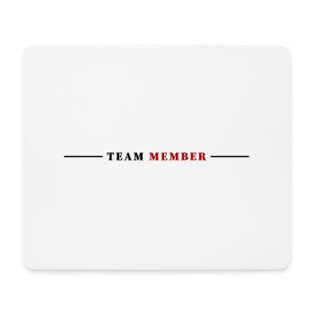 Team Member - Mouse Pad (horizontal) - white - Front