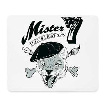 Mister 7 Illustration - Mousepad (Querformat) - Weiß - Vorne