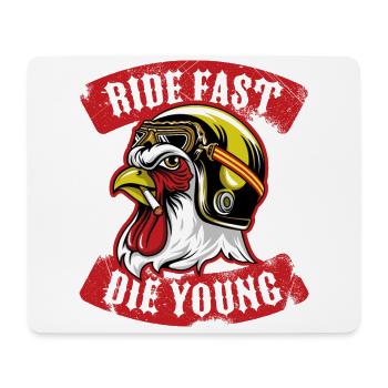Schnell reiten und jung sterben - Mousepad (Querformat) - Weiß - Vorne