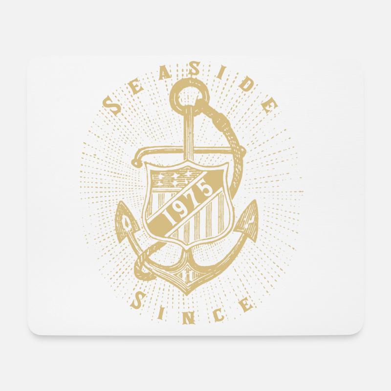 Seaside since 1975 - Mousepad (Querformat) - Weiß