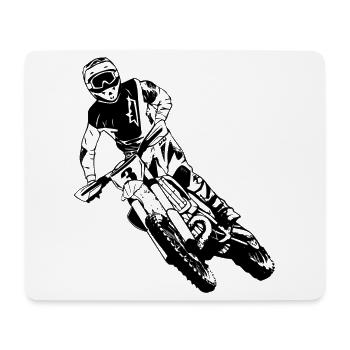 Supercross - Moto Cross - Motocross - Mouse Pad (horizontal) - white - Front